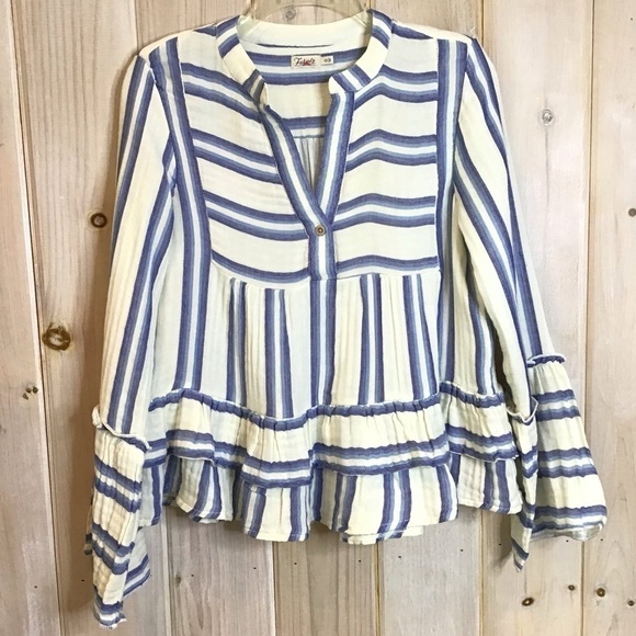 Faherty Vida Baja Stripe Top - Picture 6 of 8